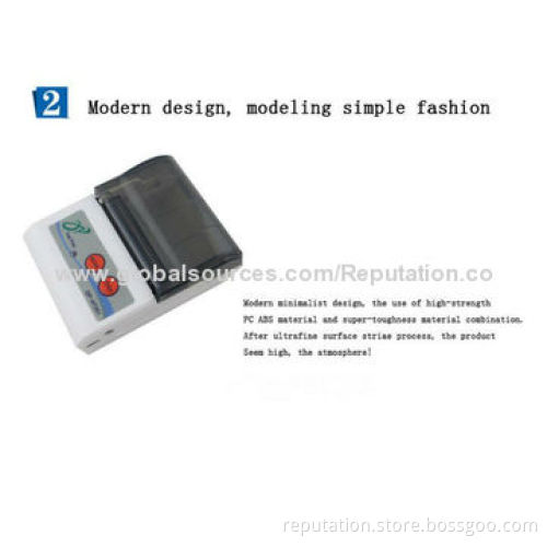 BM9000-II Mini Portable Bluetooth Thermal Printer, Easy Paper Loading, 2,000mAh Li-ion Battery